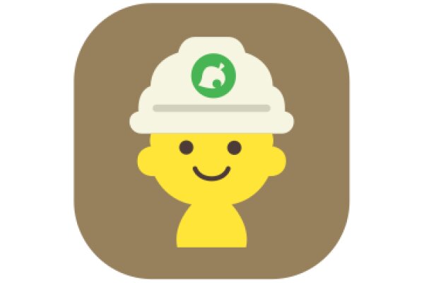 A Friendly AI Helper with a Construction Hat Icon