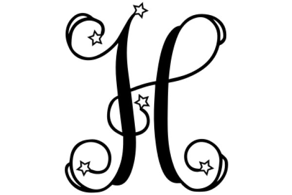 Monogram Logo with Star Design