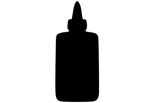 Silhouette of a Bottle: A Simple yet Elegant Design