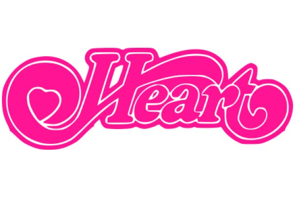 Vibrant Pink Heart Logo