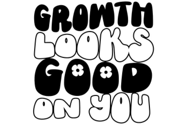 Growth, Looks Good on You: A Playful Affirmation Poster