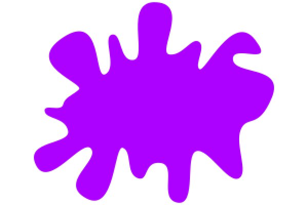 Vivid Purple Splatter Art