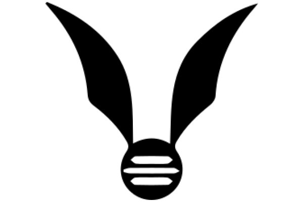 Stylized Logo of a Rabbit's Ear