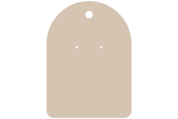 A Simple, Solid Beige Circle