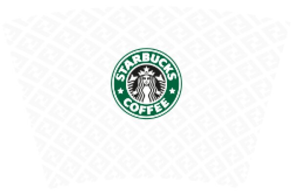 Starbucks Coffee Logo on a Textured Background