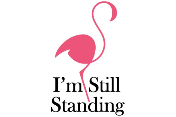 A Flamingo Logo for a Book Title: 'I'm Still Standing'