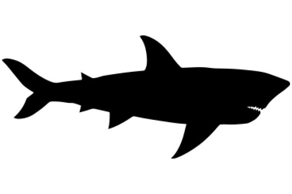 Silhouette of a Shark: A Symbol of the Ocean's Majesty