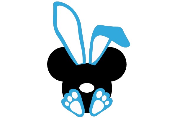 Easter-Themed Mickey Mouse Ear Logo