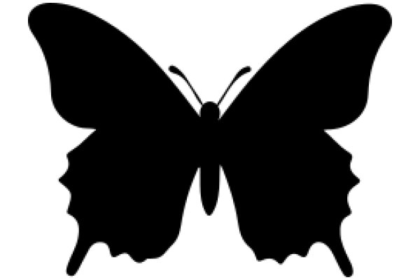 A Silhouette of a Butterfly: A Symbol of Transformation and Beauty