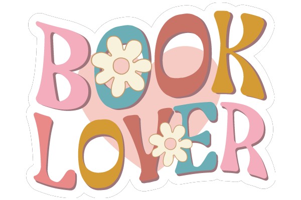 Book Lover: A Sticker Celebrating the Joy of Reading