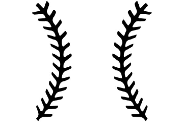 Simplistic Artwork: A Pair of Stylized Branches