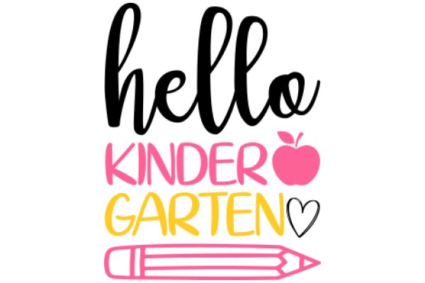 Welcome to Kindergarten: A Friendly Greeting