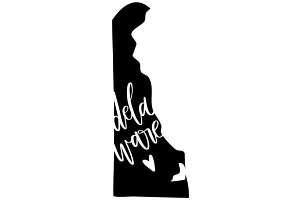 Silhouette of a Person with the Words 'DELA WAVE' Written on It