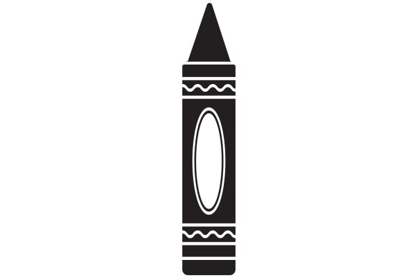 A Simple, Illustration of a Crayon