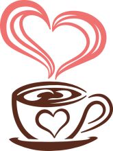 A Warm Cup of Coffee with a Heartfelt Symbol of Love