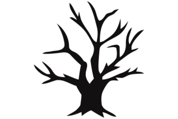 Stylized Tree Silhouette