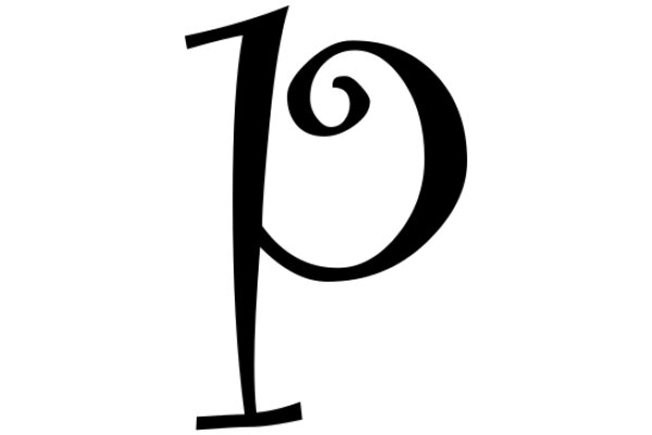 Simplicity in Design: A Letter 'P'.