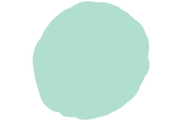 A Soft, Pastel Blue Oval