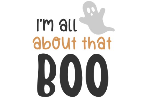 Halloween Greeting: A Spooky Message with a Friendly Ghost