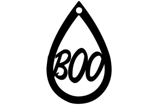 Stylized Logo of the Letter 'B' with a Droplet Design