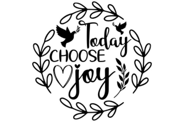 Choose Joy Today: A Inspirational Quote