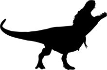 Silhouette of a T-Rex: A Classic Symbol of Prehistoric Life