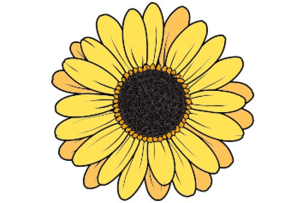 Vibrant Sunflower Illustration