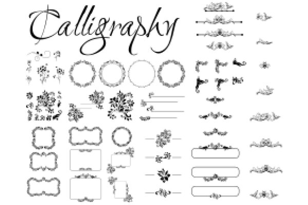 Calligraphy: A Collection of Stylish Hand-Drawn Typography and Decorative Elements