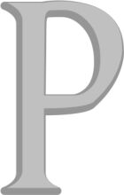 Simplicity in Design: The Minimalist Letter 'P'