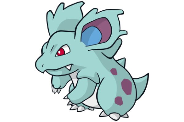 Adorable Blue Pokémon with Spots and a Big Smile