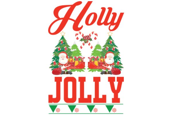 Holly Jolly Christmas Greeting Card