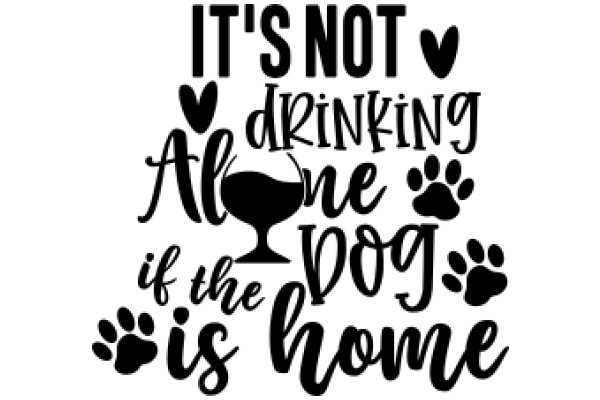 A Home Where It's Not Drinking Alone: A Dog's Perspective