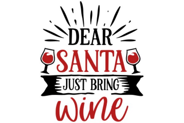 Holiday Greeting: A Festive Wine Banner for the Festive Season