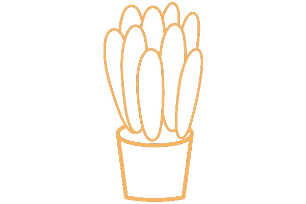 A Delightful Illustration of a French Fry Basket