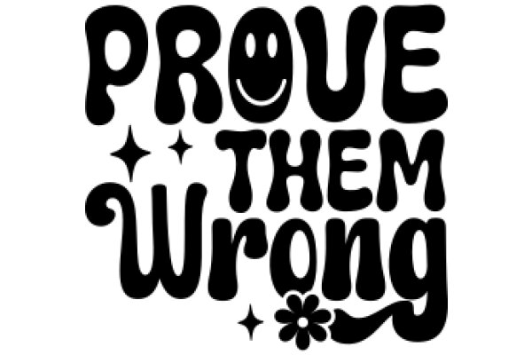 Prove Them Wrong: A Positive Affirmation Poster