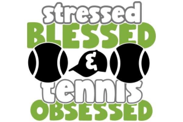 Stressed, Blessed, Tennis Obsessed: A Graphic Design for Sports Enthusiasts