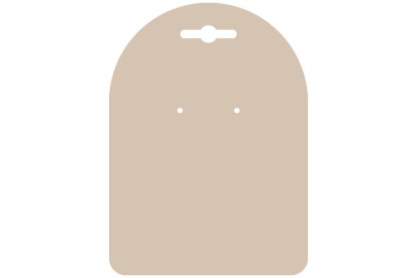 A Simple, Solid Beige Icon