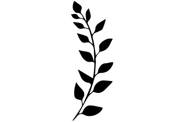 Simplistic Artwork of a Plant