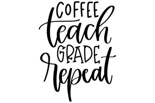 Coffee, Teach, Grade, Repeat: A Graphic Tribute to the Life of a Teacher