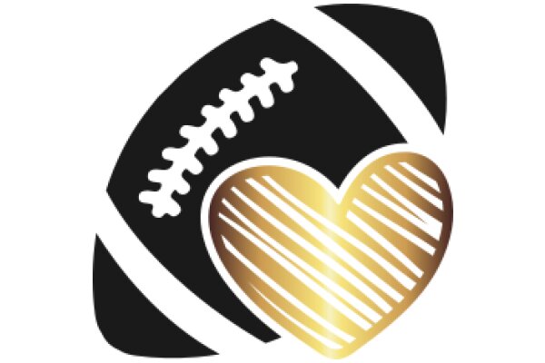 A Symbolic Emblem of Football and Love