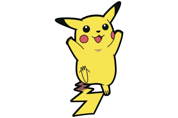 Pikachu's Playful Pose: A Delightful Illustration of the Iconic Pokémon Character