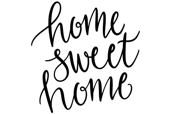 Welcome Home: A Sign of Comfort and Familiarity