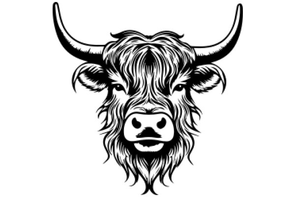 Stylized Bull Head Design