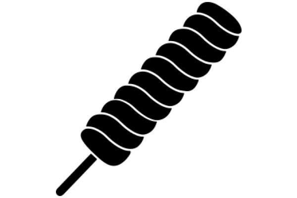 Simplistic Illustration of a Cone-Shaped Lollipop