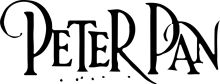 Stylized Text Logo for 'Peter Pan' Branding