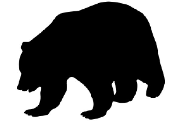 Silhouette of a Bear: A Symbol of Strength and Wilderness