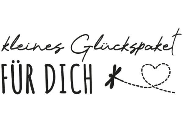 A Playful Expression of German Culture: A Heartfelt Message in German