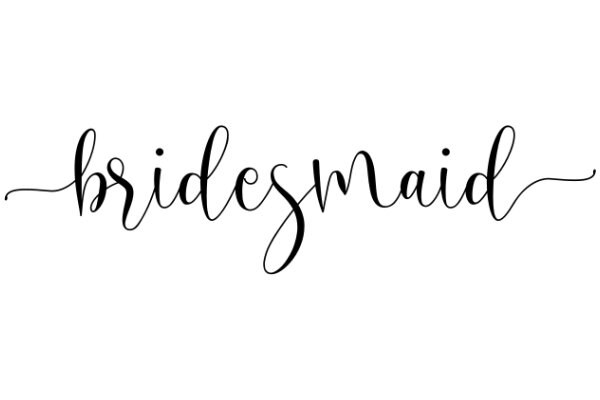 Handwritten Bridesmaid Sign