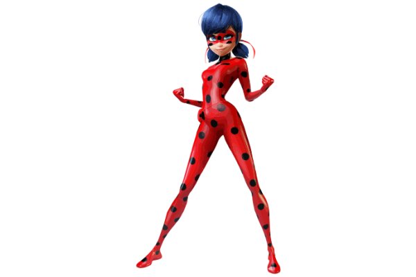 Vivid Vixen: A 3D Animation of a Ladybug-Inspired Superhero