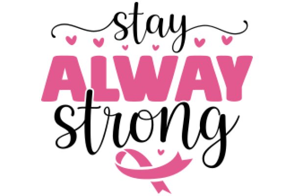 Stay Strong: A Pink Ribbon for Breast Cancer Awareness